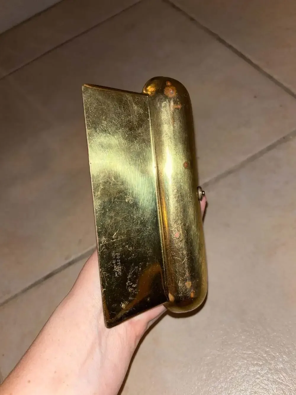Peerage vintage brass